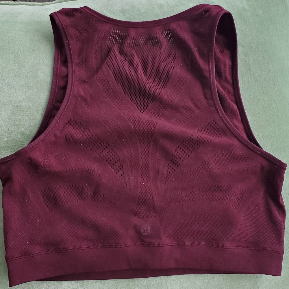 Lululemon mesh yoga bra